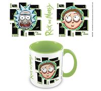 Pyramid International Rick and Morty Mug in Presentation Gift Box (Pixel Breakout Design) 11oz Ceramic Mug - Official Merchandise, Green