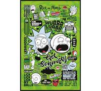 Pyramid International Rick and Morty (Quotes) Maxi Poster, 61cm x 91cm, One Size