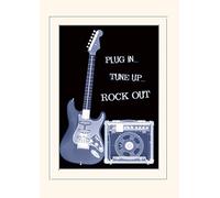 Pyramid International Rock Out-Mounted Print Memorabilia 30 x 40cm, Paper, Multicoloured, 30 x 40 x 1.3 cm