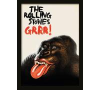 Pyramid International "Rolling Stones (Grr!) Framed Print Memorabilia, Multi-Colour, 30 x 40 cm
