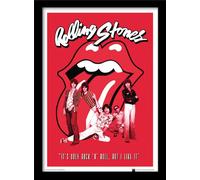 Pyramid International "Rolling Stones (It's Only Rock n Roll) Framed Print Memorabilia, Multi-Colour, 30 x 40 cm