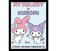 Pyramid International Sanrio (My Melody & Kuromi Bff) 30cm x 40cm Framed Collector Print One Size
