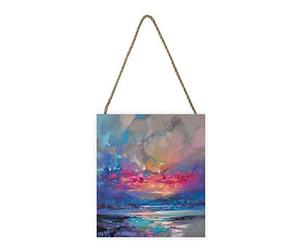 Pyramid International Scott Naismith Artwork (Quantum Skye Design) 20cm x 20cm x 3cm Woodblock with Hanging Cord - Official Merchandise