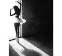 Pyramid International Shadow Dance Canvas Print Black/white (50Cm X 40Cm)