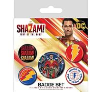 Pyramid International Shazam! Pin-Back Buttons 5-Pack Fury of The Gods