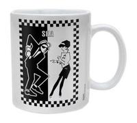 Pyramid International "Ska Rude Boy Rude Girl Official Boxed Ceramic Coffee/Tea Mug, Multi-Colour, 11 oz/315 ml