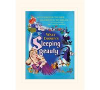 Pyramid International Sleeping Beauty Glorious Mounted Print Memorabilia, Multi-Colour, 30 x 40 x 1.3 cm