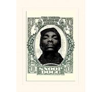 Pyramid International Snoop Dogg (Dollar) -Mounted Print Memorabilia 30 x 40cm, Paper, Multi-Colour, 30 x 40 x 1.3 cm