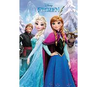 Pyramid International Snow Forest Maxi Poster, Wood, Multi-Colour, 91.5x61x0.02 cm