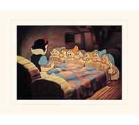 Pyramid International Snow White Bed Mounted Print Memorabilia, Multi-Colour, 30 x 40 x 1.3 cm