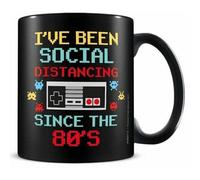 Pyramid International Social Distancing Since The 80S Mug Multicoloured (One Size)