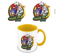 Pyramid International Sonic The Hedgehog Mug (Visit Green Hill Zone Design) 110z Ceramic Coffee Mug in Presentation Gift Box - Official Merchandise