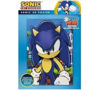 Pyramid International Sonic The Hedgehog (Sonic) 3D Poster (Popheads)
