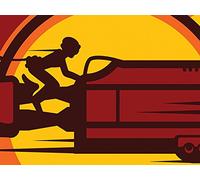 Pyramid International "Speeder Icon Star Wars Episode VII Canvas Print, Multi-Colour, 60 x 80 x 1.3 cm