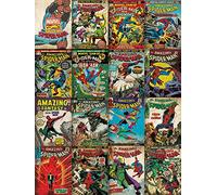 Pyramid International "Spider-Man Covers Marvel Canvas Print, Multi-Colour, 60 x 80 x 1.3 cm