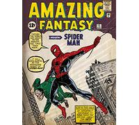 Pyramid International "Spider-Man Issue 1" Canvas Print, Multi-Colour, 30 x 40 x 1.3 cm