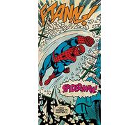Pyramid International "Spider-Man Punch Canvas Print, Multi-Colour, 50 x 100 x 1.3 cm