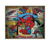 Pyramid International Spider-Man Retro Marvel Comics Mini Poster, Plastic/Glass, Multi-Colour, 40 x 50 x 1.3 cm