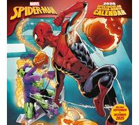 Pyramid International SPIDERMAN (Animated) 2026 Square Wall Calendar - Official 16-Month Marvel Calendar with Dynamic Art - Superhero Gift for Kids, Teens & Comic Book Fans