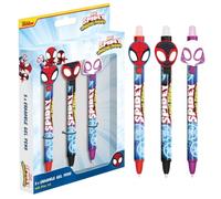Pyramid International Spidey And His Amazing Friends (Glow) 3Pk Erasable Gel Pens, Official Licensed Pen