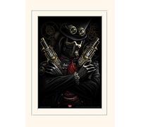 Pyramid International Spiral (Steampunk Bandit) -Mounted Print Memorabilia 30 x 40cm, Paper, Multicoloured, 30 x 40 x 1.3 cm