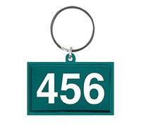 Pyramid International Squid Game 3D Keyring, Zip Pull or Backpack Charm (456 Design) - Official Merchandise