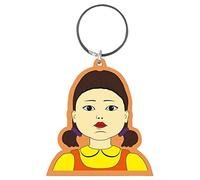 Pyramid International Squid Game 3D Keyring, Zip Pull or Backpack Charm (Doll Design) - Official Merchandise