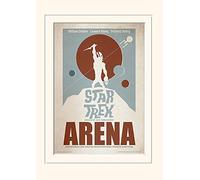 Pyramid International Star Trek (Arena) -Mounted Print Memorabilia 30 x 40cm, Paper, Multicoloured, 30 x 40 x 1.3 cm