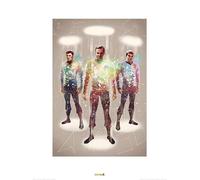 Pyramid International "Star Trek Beam Me Up 50th Anniversary Paper Art Print, Multi-Colour, 60 x 80 x 1.3 cm