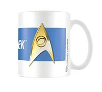 Pyramid International Star Trek Mug (Sciences Blue Design) 11oz Ceramic Coffee Mug, Cups and Coffee Mugs for Women and Men - Official Merchandise