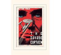 Pyramid International Star Trek The Savage Curtain Mounted Print Memorabilia, Multi-Colour, 30 x 40 x 1.3 cm