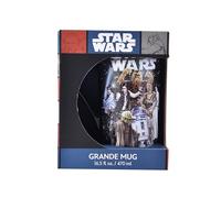 Pyramid International Star Wars Classic, Darth Vader and Stormtrooper, Galactic Battle Scene, Ceramic Grande Cappuccino Mug - 16.7oz / 470ml, One Size