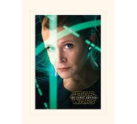 Pyramid International Star Wars Ep VII (Leia Teaser) -Mounted Print Memorabilia 30 x 40cm, Paper, Multicoloured, 30 x 40 x 1.3 cm