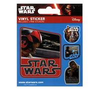Pyramid International Star Wars Episode VII (Resistance Retro) Vinyl Stickers, Paper, Multi-Colour, 10 x 12.5 cm