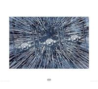 Pyramid International "Star Wars Episode VII Tie Fighters Paper Art Print, Multi-Colour, 60 x 80 x 1.3 cm