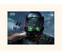 Pyramid International Star Wars Rogue One Death Trooper Glow Mounted Print Memorabilia, Multi-Colour, 30 x 40 cm