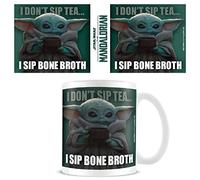 Pyramid International Star Wars The Mandalorian Mug in Presentation Gift Box (Bone Broth Design) 11oz Ceramic Coffee Mug - Official Merchandise