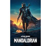 Pyramid International Star Wars The Mandalorian (Nightfall) Maxi Poster, 61cm x 91cm, One Size