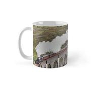 Pyramid International Steam Train On Glenfinnan Viaduct Mug White/green (One Size)
