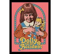 Pyramid International Steven Rhodes (Dolly Has An Accident) Collector Print - Collector Print Poster (Framed) - Wall Art for Fans - Official Merchandise - One Size