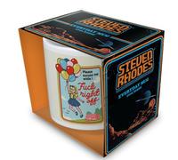 Pyramid International Steven Rhodes Fuck Right Off Mug 315ml, Official Licensed Funny Retro Humour Coffee Mug, Novelty Tea Cup, Desk Kitchen Drinkware Gift