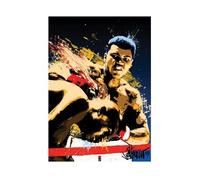 Pyramid International "Sting Muhammad Ali Art Print, Multi-Colour, 60 x 80 x 1.3 cm