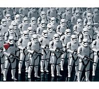 Pyramid International "Stormtrooper Army Star Wars Episode VII Canvas Print, Multi-Colour, 60 x 80 x 1.3 cm