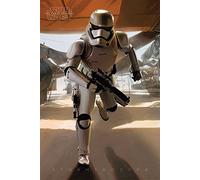 Pyramid International "Stormtrooper Running Star Wars Episode VII" Maxi Poster, Multi-Colour, 61 x 91.5 x 1.3 cm