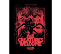 Pyramid International Stranger Things 5 (All Creatures Welcome) Collector Print 30cm X 40cm Framed Collector Print, Official Licensed Netflix Wall Art Poster, Ready To Hang, One Size