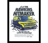 Pyramid International Stranger Things 5 (Call The Hawkins Hitmaker) Collector Print 30cm X 40cm Framed Collector Print, Official Licensed Netflix Wall Art Poster, Ready To Hang, One Size