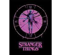 Pyramid International Stranger Things 5 (Clock) Collector Print 30cm X 40cm Framed Collector Print, Official Licensed Netflix Wall Art Poster, Ready To Hang, One Size