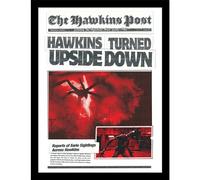 Pyramid International Stranger Things 5 (Hawkins Turned Upside Down) Collector Print 30cm X 40cm Framed Collector Print, Official Licensed Netflix Wall Art Poster, Ready To Hang, One Size