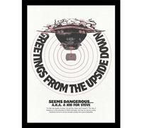 Pyramid International Stranger Things 5 (Seems Dangerous) Collector Print 30cm X 40cm Framed Collector Print, Official Licensed Netflix Wall Art Poster, Ready To Hang, One Size