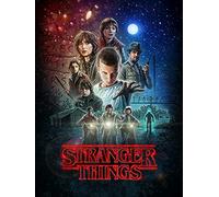 Pyramid International Stranger Things Canvas Print with Cast of SEASON 1 60cm x 80 cm - Official Merchandise